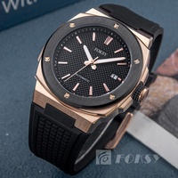 Montre homme automatique mécanique personnalisée, étanche, squelette, NH35, avec logo, bracelet en silicone