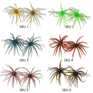Señuelo blando de TPE con forma de erizo de mar biónico, en caja, 1.9g 2.8g 8.7g, señuelo de bola blanda para pesca de lubina y perca - Product Image 3
