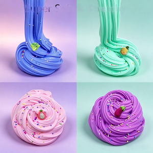Kit de slime au beurre super doux et non collant en gros, mini jouet de modelage en plastique DIY, cadeaux d'anniversaire pour enfants - Product Image 2