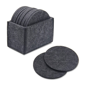 Hot Selling Absorbent Eco-Friendly 3mm Thick Felt <b>Drink</b> <b>Coasters</b> - Product Image 3