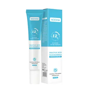 OEM ODM Private Label Salicylic Acid Acne Removing Cream Remove acne Shrink pores Plant essence acne removing gel 20g