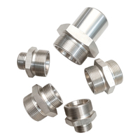Raccords de Tuyaux Hydrauliques Haute Pression en Acier au Carbone et Acier Inoxydable, Adaptateurs, Embouts, Brides, Surface Lisse, Moulage
