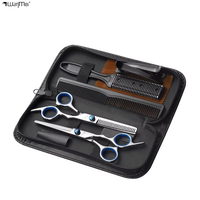 Kit de coupe de cheveux professionnel Wanmei, ensembles de ciseaux de barbier fantaisie, ciseaux de barbier en acier, kits de ciseaux de barbier