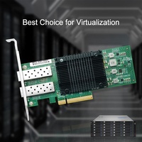 Carte réseau LRLink Fiber Intel E810 LRES1021PF-2SFP28, 2 ports PCIe V4.0x8, adaptateur réseau Ethernet, serveur interne filaire, en stock