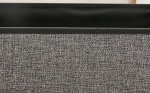 Taburete de Almacenamiento Pequeño para el Hogar, Plegable, Rectangular, de Tela, Otomana de Lino, Reposapiés, Asiento - Product Image 4