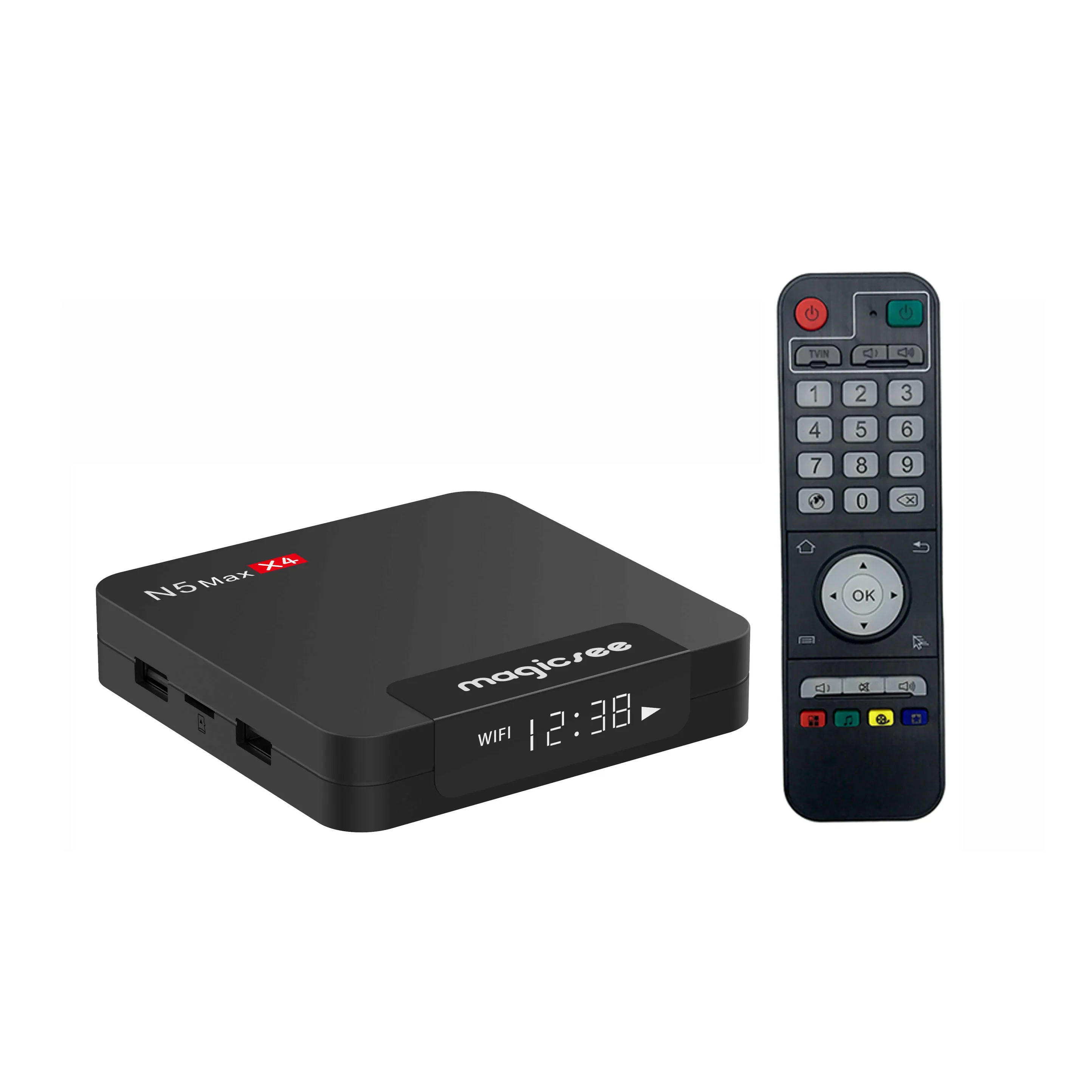 2022 New Magicsee N5 Max X4 Amlogic S905X4 Android 11 TV BOX 4G 32G/64G Rom 2.4/5g wifi Media Player