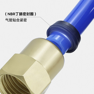 Sayu Pneumatic Hose <b>Quick</b> <b>Connector</b> PCF6-01 Internal Thread Straight 10-04 Elbow PLF8-02 - Product Image 2