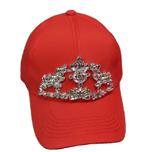 2023 Nieuwe Bling Hoed Voor Vrouwen En Meisjes Leuke Strass Strass Keizerlijke Kroon Baseball Cap Strass Trucker Hoeden