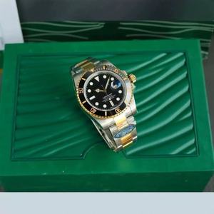 <span class=keywords><strong>Montre</strong></span> <span class=keywords><strong>mécanique</strong></span> ETA de haute qualité, style hip-hop, en acier inoxydable bicolore, automatique, plongée, lunette en céramique noire, bracelet, produit de luxe VSF - Product Image 1