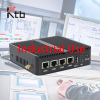 KTB 142 Pc pequeña X86 J6412 Embedded Fanless Nuc Pc Micro computadora de escritorio Industrial Minipc Intel Nano Mini Pc Con Windows 10 11