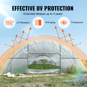 Lámina Transparente para Invernadero de 6MIL con Protección UV, Antipolvo, de Polietileno, para Agricultura, Jardinería y Cultivo - Product Image 3