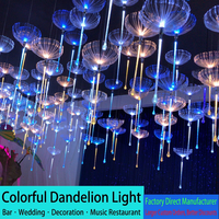 Lumière de plafond méduse tendance pour KTV, home cinéma, chambre à coucher, effet ciel étoilé, lumière à fibres optiques pour créer une ambiance