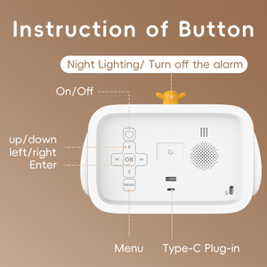 Reloj despertador para niños, reloj Ok to Wake con sol y Estrella, luces nocturnas, temporizador de siesta, reloj de entrenamiento para dormir para niños pequeños, niño - Product Image 2