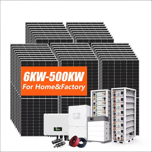 Système d'énergie solaire complet 10KW 20KW 50KW kit solaire système d'énergie solaire hybride domestique avec batterie au lithium - Product Image 3