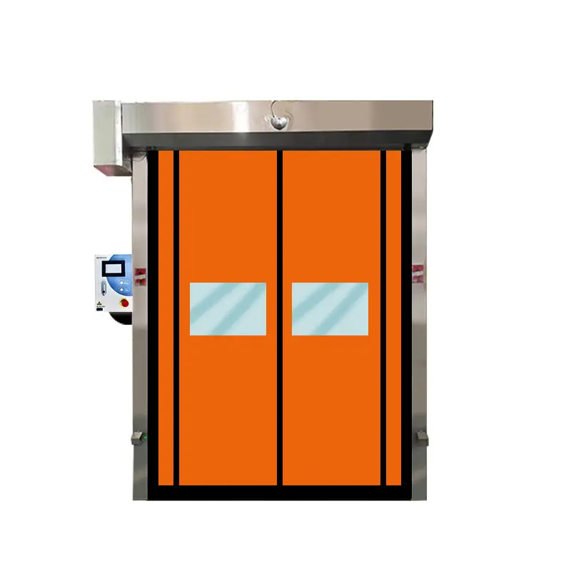 Low Price High Speed Automatic Windproof Dustproof Warehouse Rolling Shutter Automatic Door
