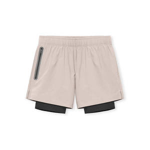 Pantalones Cortos Deportivos de Cinco Bolsillos con Elástico para <span class=keywords><strong>Hombre</strong></span>, Estilo Americano, para Fitness, Correr en Verano, Secado Rápido, Unisex - Product Image 3