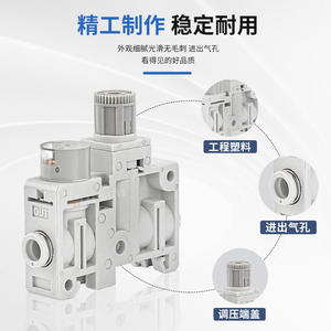 Vanne de régulation de pression de collecteur à commande d'angle miniature ARM5SA-06-A/ARM5SA-08-A1820, plaque vibratoire, vanne de réduction de pression - Product Image 3