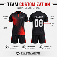 Ensemble maillot et short de football personnalisé pour jeunes, kit athlétique imprimé par sublimation pour garçons, tenue de compétition de football en plein air