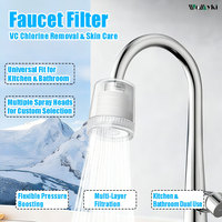 Filtre à eau pour robinet de cuisine et salle de bain, cartouche de recyclage haute efficacité, purificateur d'eau respectueux de l'environnement