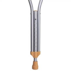 Muletas Axilares KS de Aleación de Aluminio, Altura Ajustable, Antideslizantes, para Rehabilitación y Uso Doméstico - Product Image 4