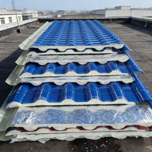 カスタムサイズのモダンデザイン、環境に優しい断熱ロックウールサンドイッチパネル（倉庫、グローバル建設プロジェクト向け） - Product Image 4