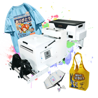 Printer Inkjet Tekstil Digital 33cm 30cm Profesional Single XP600 Dtf Printer Mesin Cetak A3