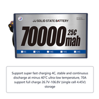 Batteries de drone LiHv semi-solides Li-ion 70000 mAh 6S 12S 14S 18S 24S 70AH 72AH pour aéronefs, fournisseur chinois
