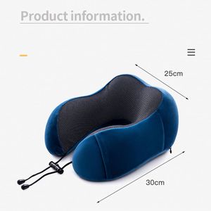 หมอนรองคอรูปตัวยูหลากสีพร้อมพิมพ์โลโก้ตามสั่งสำหรับการเดินทาง - Product Image 4