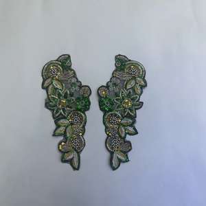 ชุดแต่งงานปักลูกปัด ลูกไม้ คริสตัล ประดับคริสตัลเทียม เครื่องประดับเข็มกลัด ชุดชั้นใน และการตกแต่งชุดแต่งงาน - Product Image 5