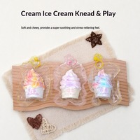 Jouet Squishy en Silicone de Qualité Alimentaire à Rebond Lent, Style Crème Glacée, pour Jeunes et Adultes, Idéal pour la Maison, le Bureau, les Voyages et le Jeu