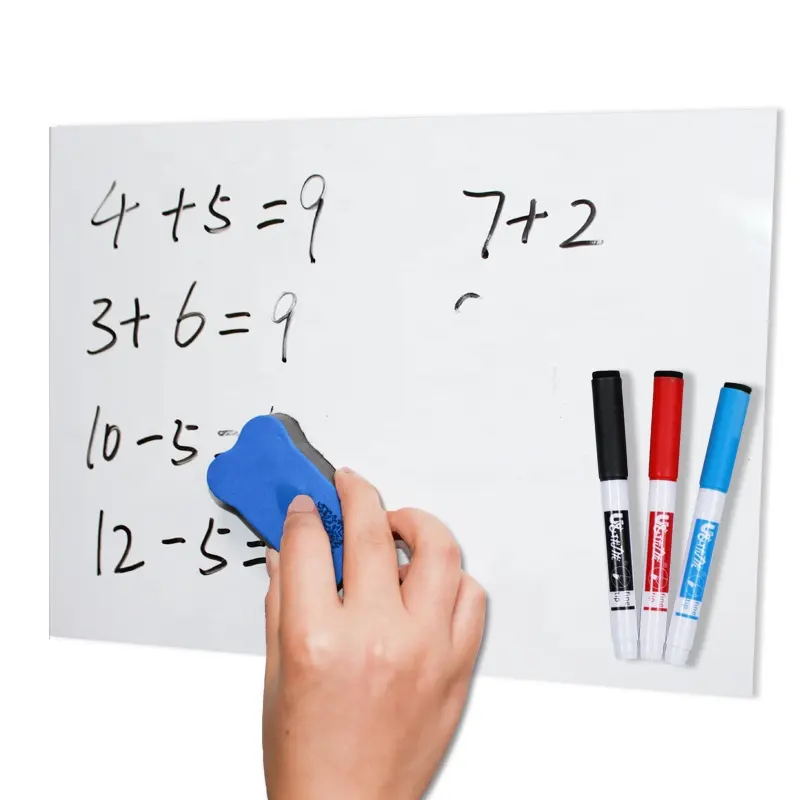 Large 36x24 Self-Adhesive Dry Erase Magnetic Whiteboard Sticker Wall Paper for Home or Office Whiteboard Wall Paper