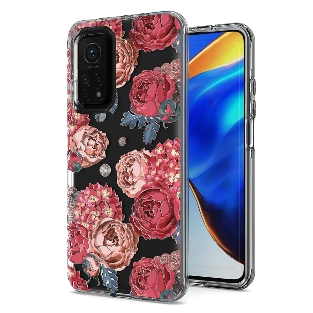 Transparent Dual Layer Protection Clear TPU Back Covers Phone Case for Redmi Note 10 11 Pro Poco X4