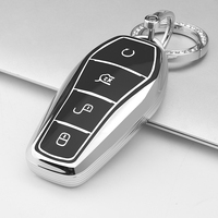 Housse de protection souple en TPU pour clé de voiture BYD Song PRO Han EV Max Tang DM 2018 Qin PLUS, porte-clés, accessoires intérieurs