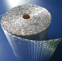 Feuille d'isolation en aluminium à double face écologique avec bulles d'air, matériau d'isolation pour toiture, entrepôt, camion, conteneur