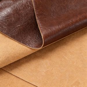 Cuir synthétique semi-PU gaufré effet <span class=keywords><strong>Crazy</strong></span> Horse, 1,0 mm, imperméable, résistant à l'abrasion, élastique, pour sacs et ceintures pour femmes - Product Image 1