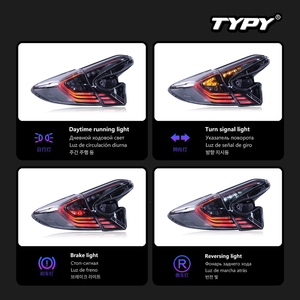Conjuntos de luces traseras TYPY para Toyota C-HR 2018-2023, actualización a luces traseras LED de alta gama con intermitentes secuenciales - Product Image 3