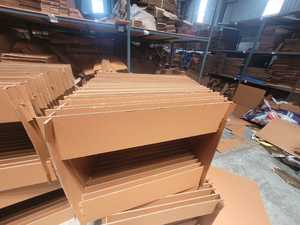 Venta al por mayor cajas de embalaje corrugado personalizado impreso UV impermeable ecológico materiales reciclados reciclables exposición portátil - Product Image 3