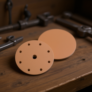 TTAKE Velcro Sanding <b>Discs</b> 600 Grit 6+1 Holes Fiber Abrasive For Wood <b>Metal</b> Polishing - Product Image 3