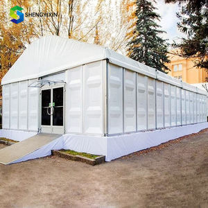 Nuovo personalizzato grande Span telaio industriale tenda magazzino impermeabile resistente al fuoco in Pvc tende per lo stoccaggio temporaneo logistica - Product Image 5