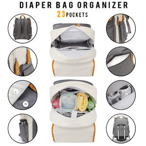 Mochila Impermeable Personalizada para Pañales, Bolsas de Maternidad para Personalizar, Mochila para Pañales de Bebé y Mamá - Product Image 4