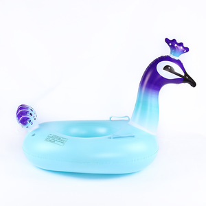 Hồ bơi bơm hơi nổi Flamingo Unicorn bơi ống Nhẫn bơi Đồ chơi hồ và bãi biển Float mùa hè - Product Image 3