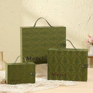 RTS صناديق حلوى الزفاف الصينية صناديق هدايا لحفلات الزفاف صناديق هدايا مأدبة الزفاف بالجملة صناديق عطور فاخرة قابلة للسحب - Product Image 5