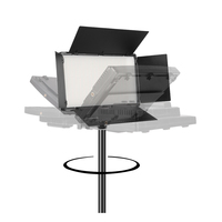 Lampe de studio LED800 pour enregistrement vidéo, éclairage photographique, panneau lumineux avec trépied et télécommande pour YouTube, jeux en direct, TikTok