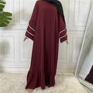 traditional muslim maxi moroccan abaya clothing 2023 islamic muslim women prayer abaya dubai overh Wholesale Custom