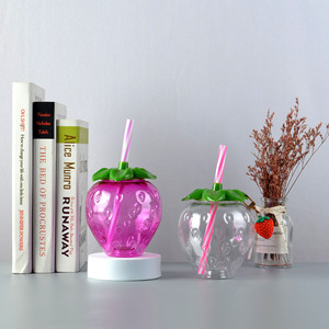 Bottiglia per Succo in Plastica PP Personalizzata ZB Factory, Forma di Frutta Cartoonesca, Ecologica, Senza BPA, Antigoccia, per Caffè - Product Image 2