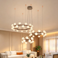 Lustre en cristal pour hôtel, résidence, salon, chambre à coucher, luminaire suspendu LED