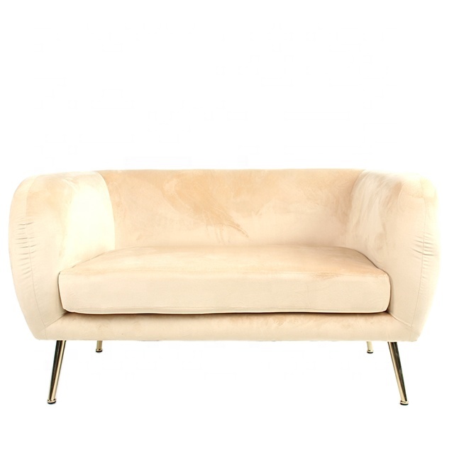 Ткань гостиной бархатное кресло-Акцент мебель в синем цвете