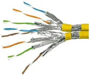 Cat7 sftp מסוכך lan 22awg 23awg 1000mhz lszh CAT6A UFTP FFTP FUTP החייאה רשת חתול 6A 7 7a כבל