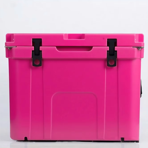 Glacière à roulettes moderne 55QT en plastique LLDPE, étanche, avec siège dossier intégré, pour canettes, camping et voyages en extérieur, maintien de la glace pendant 5 à 10 jours - Product Image 3