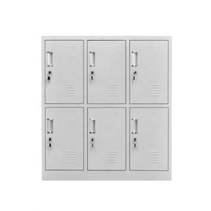 Armario de almacenamiento de metal para gimnasio, casillero personalizado de 6 y 15 puertas, precio barato para el personal de la escuela - Product Image 2